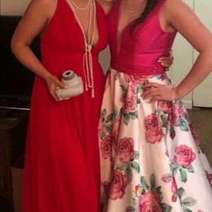 Red prom dress